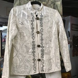 Chico’s 100% Silk Light Weight Jacket